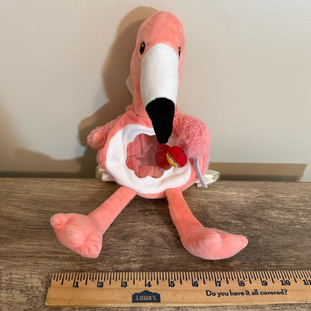 Chupa Chups Lollipop Pink Flamingo Plush Backpack Limited Edition - Picture 11 of 11